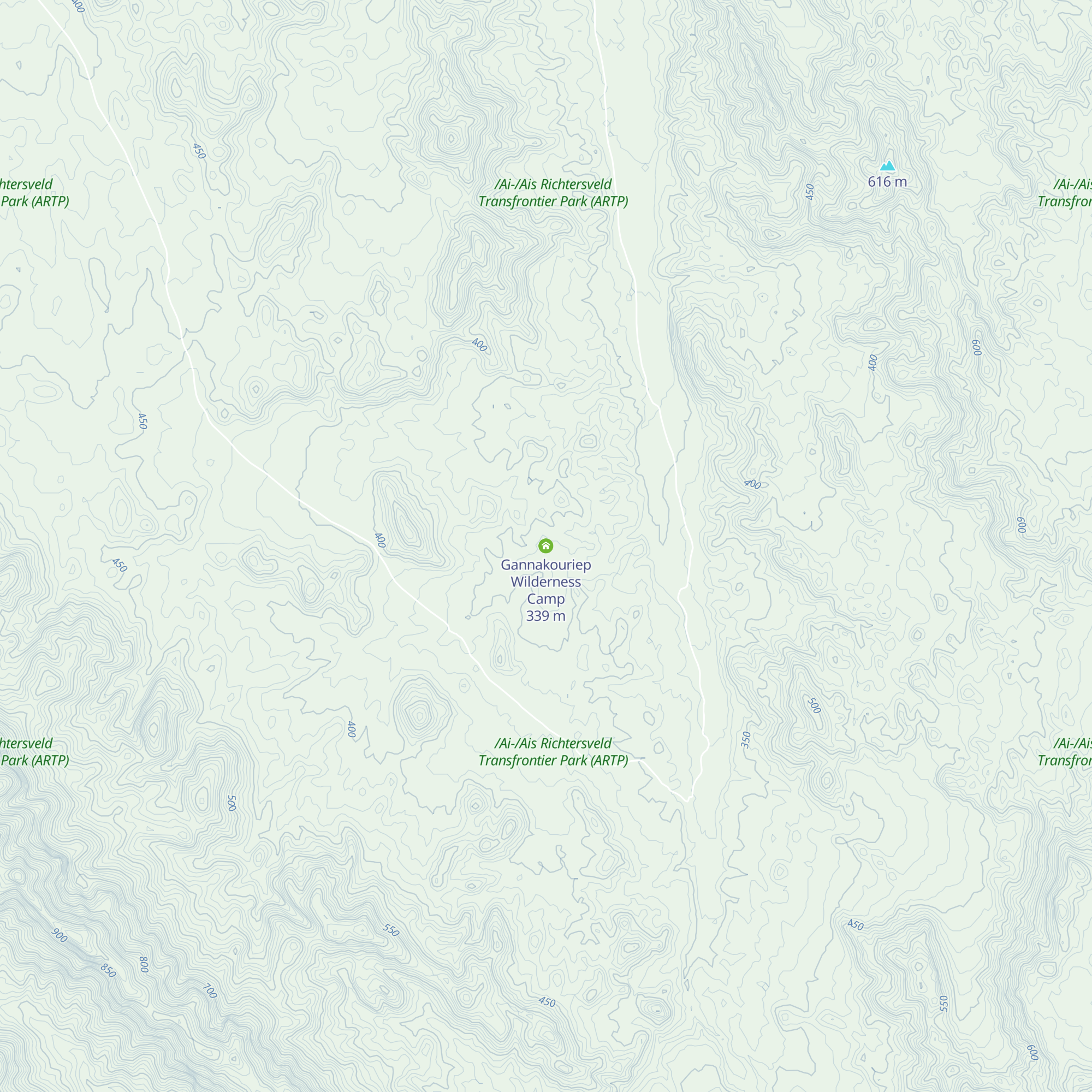 Gannakouriep Wilderness Camp map