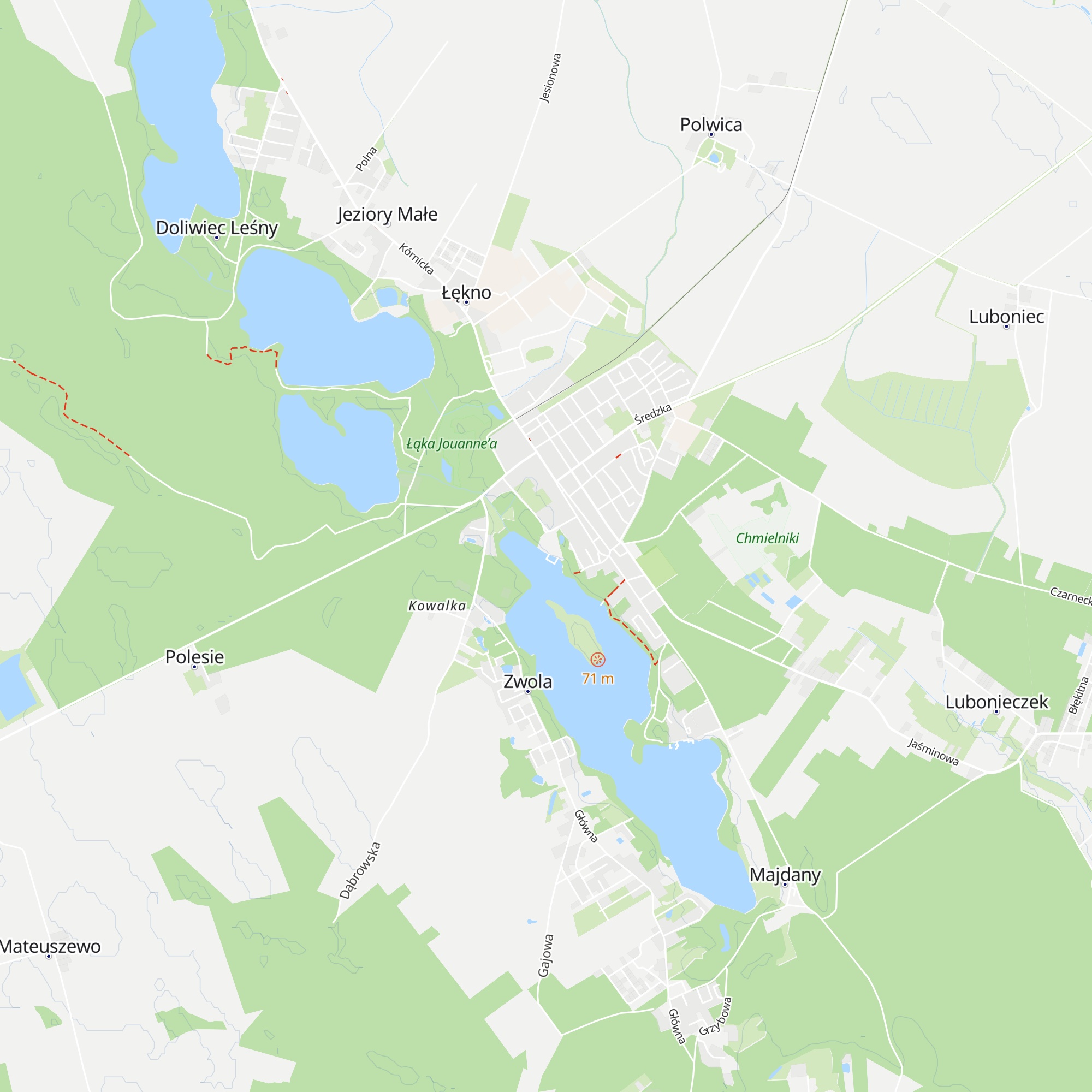 Chata Wuja Toma map