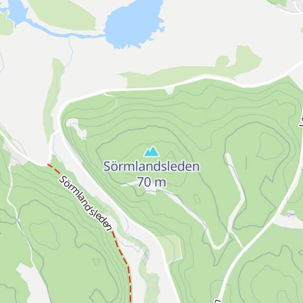 Map of Sörmlandsleden