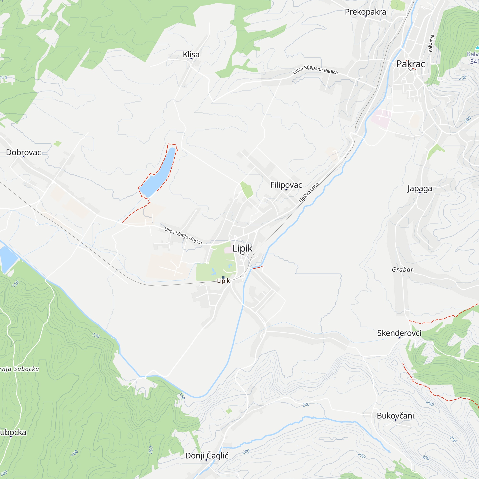 Turistička zajednica Grada Lipika map