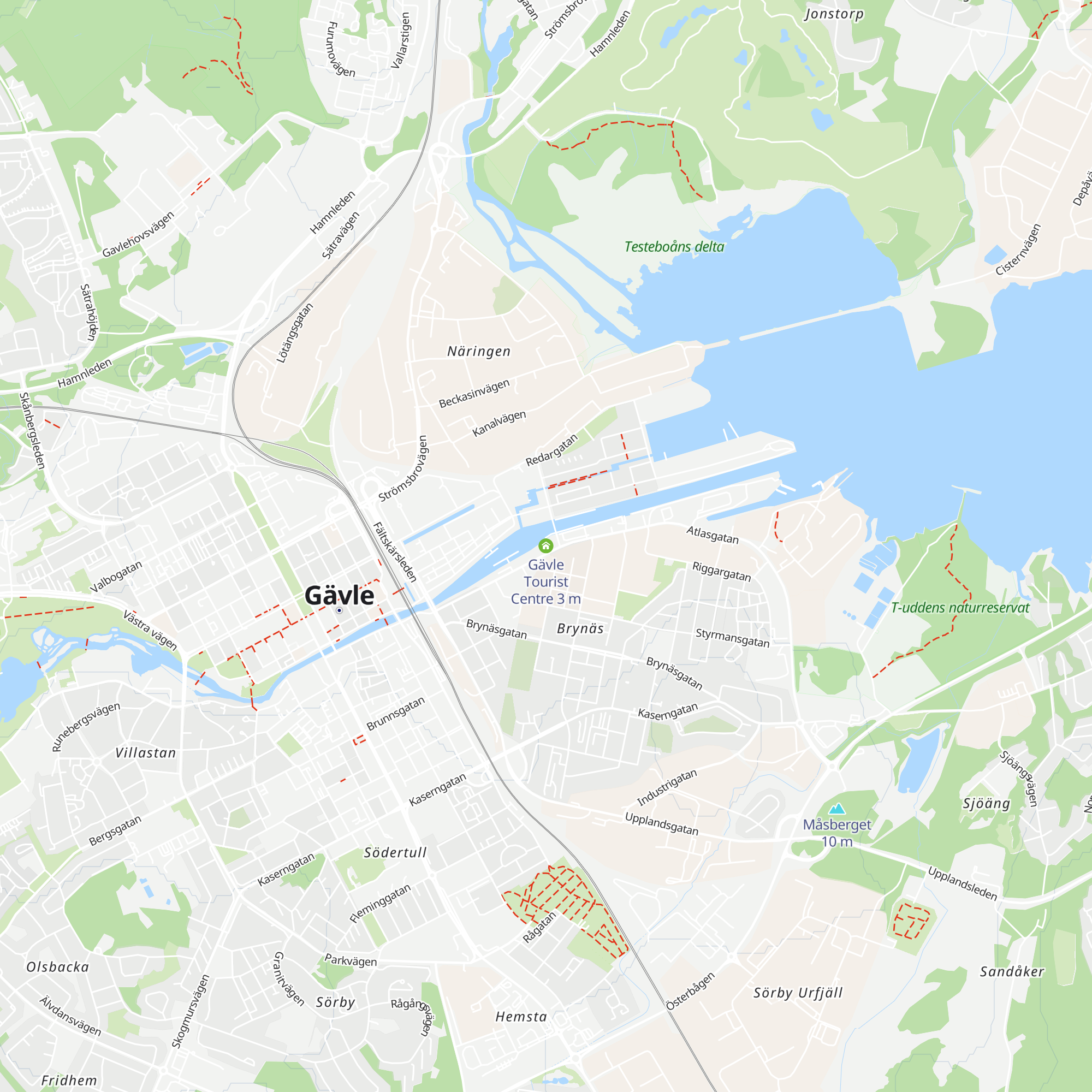 Gävle Tourist Centre map