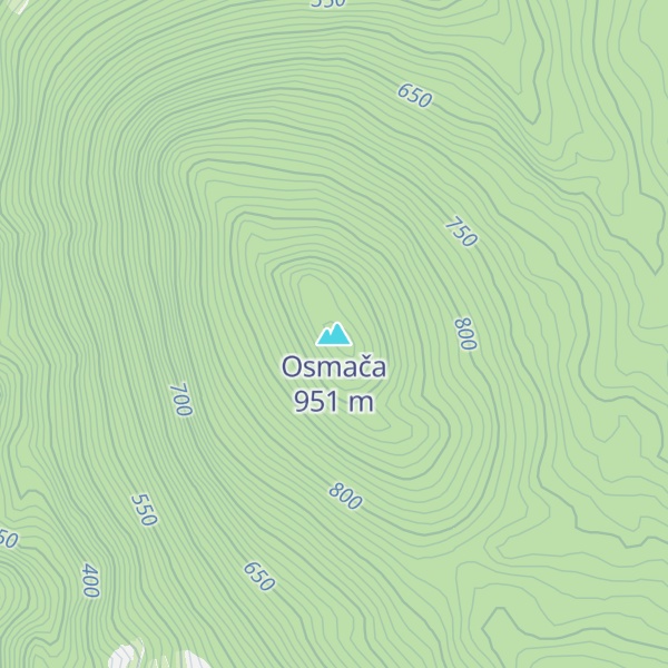 Map of Osmača
