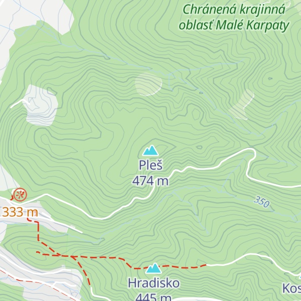 Map of Pleš