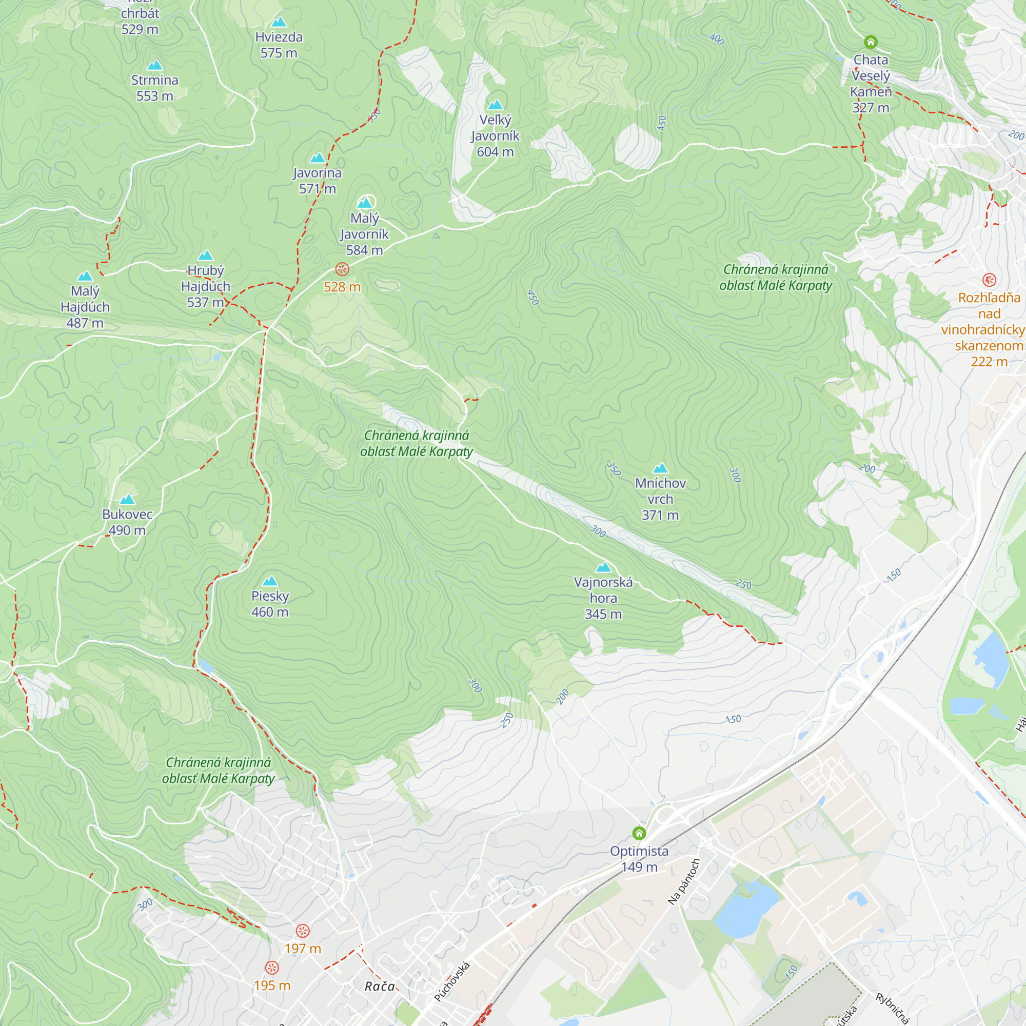 Mahrová búda map