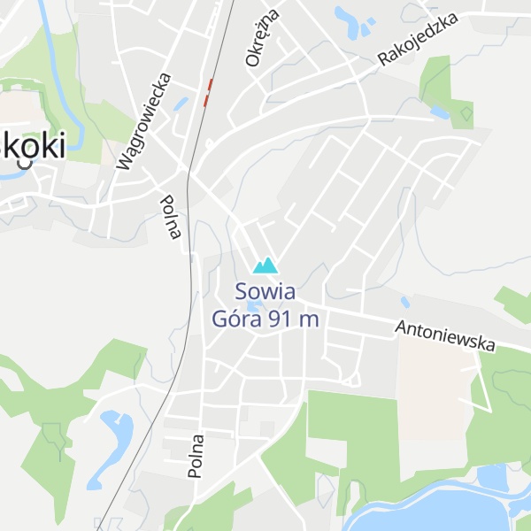 Map of Sowia Góra