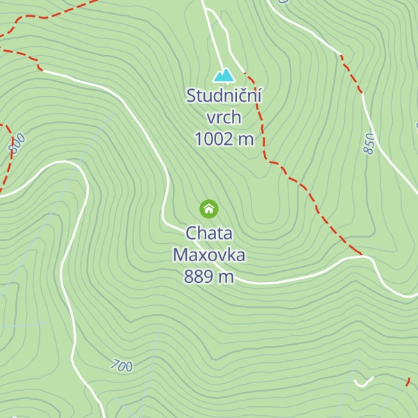 Map of Chata Maxovka