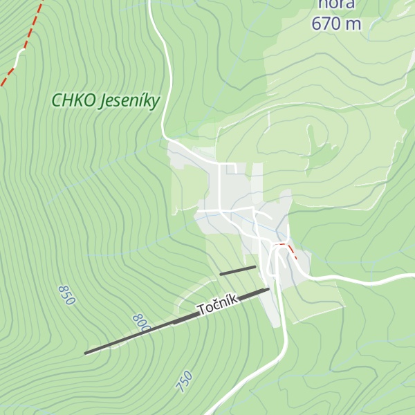 Map of Chata Frantovka