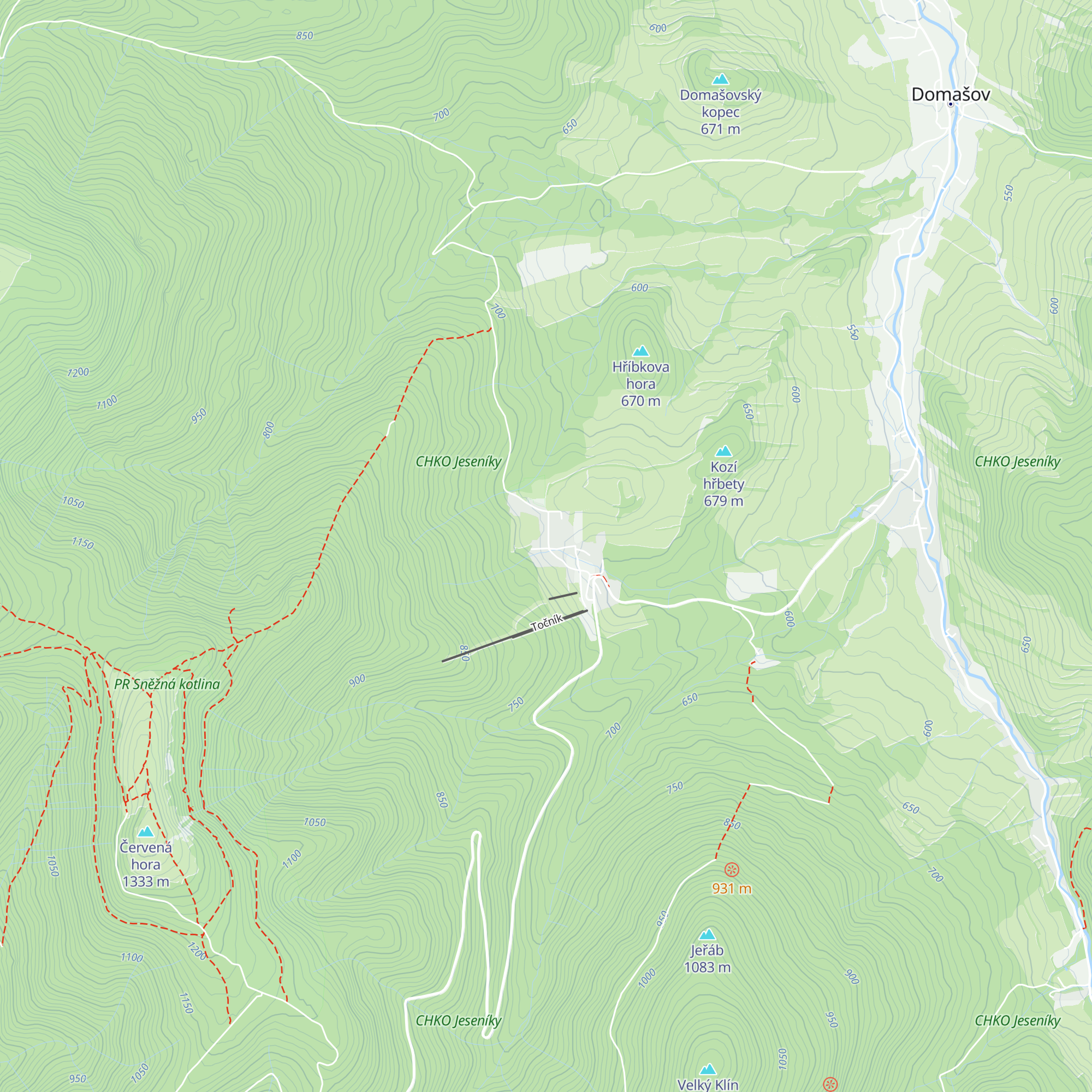 Chata Urban map