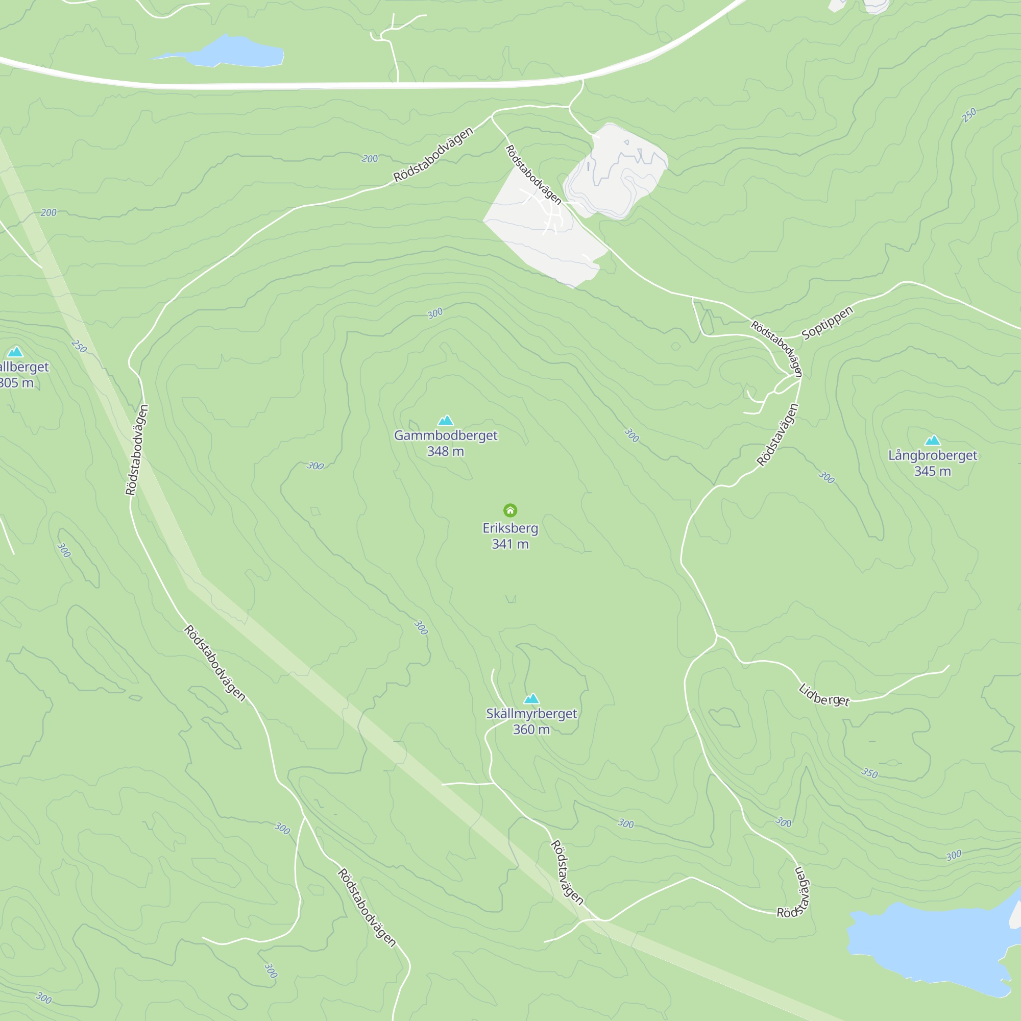 Eriksberg map