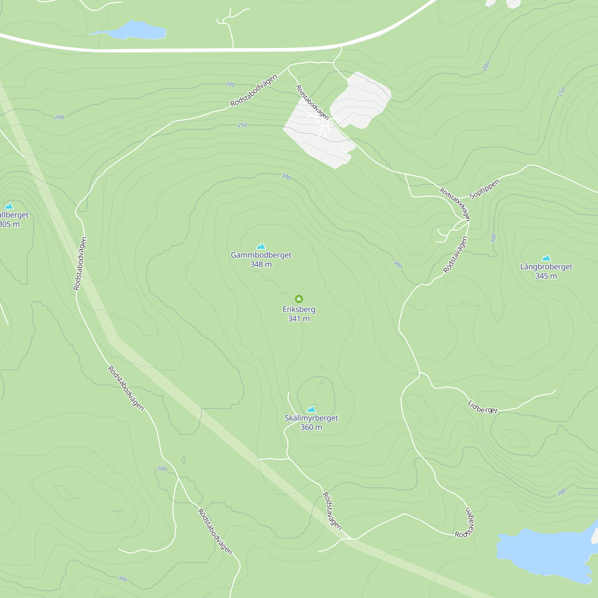 Eriksberg map