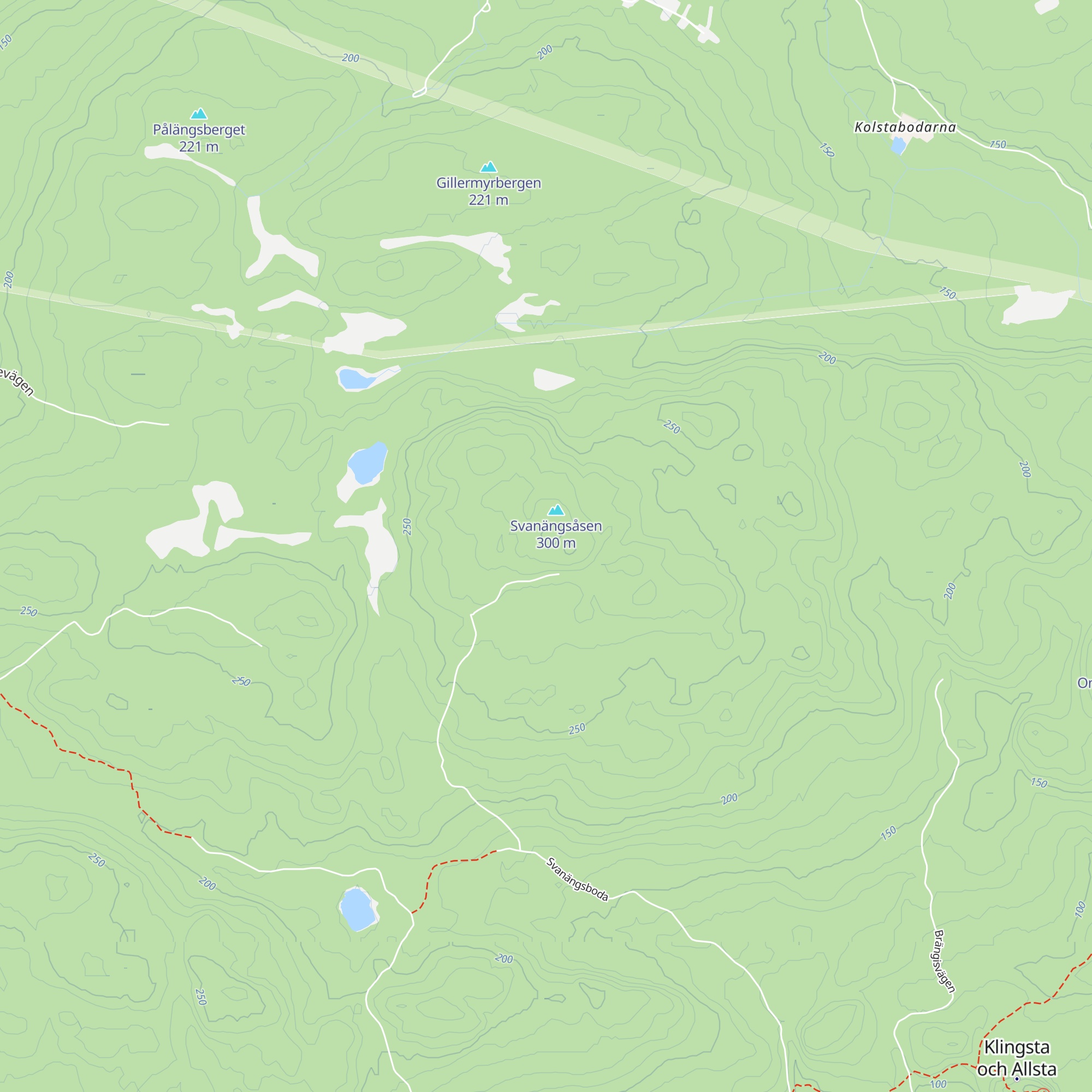 Svanängsstugan map
