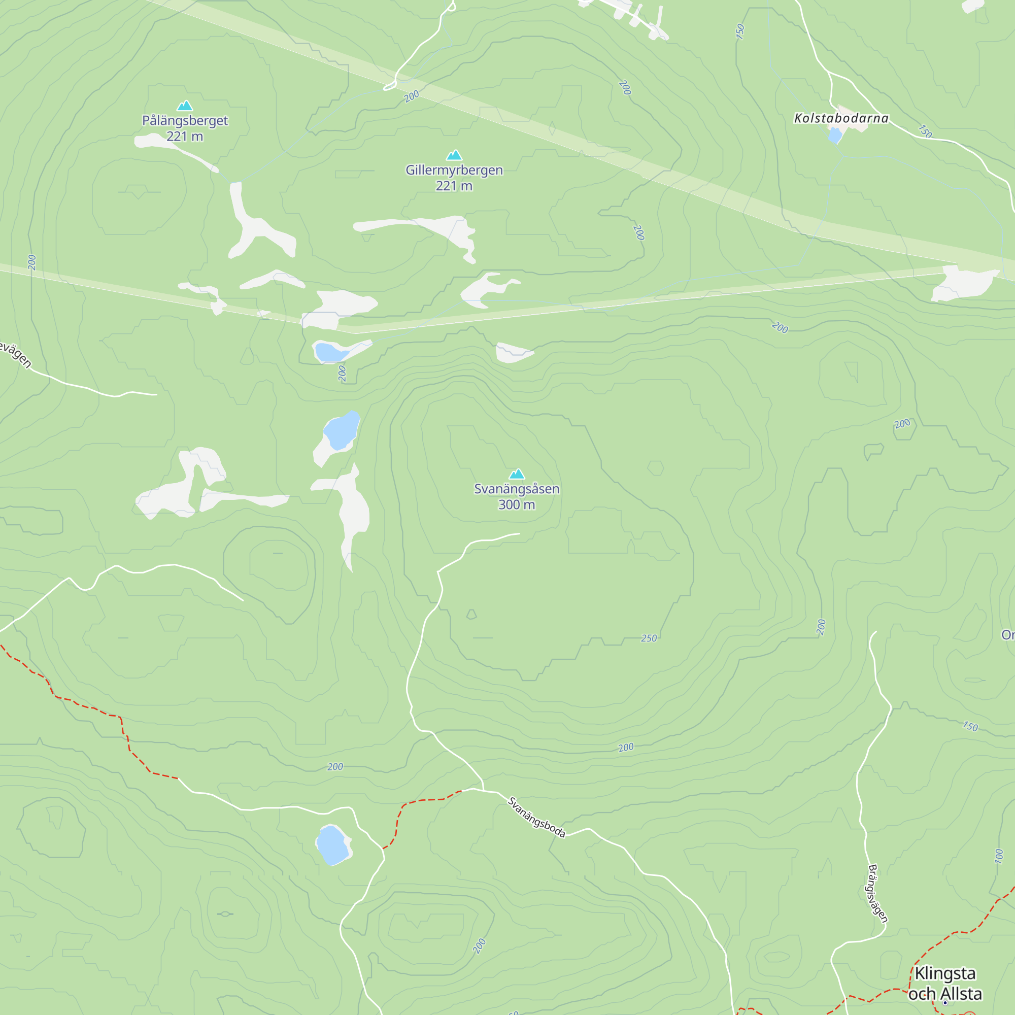 Svanängsstugan map