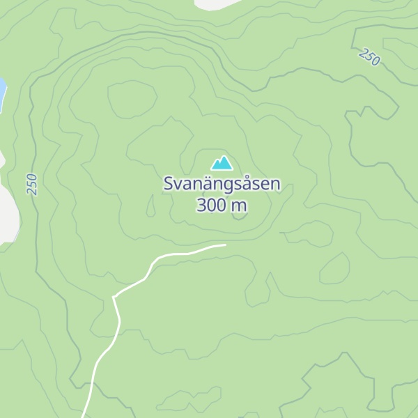 Map of Svanängsstugan