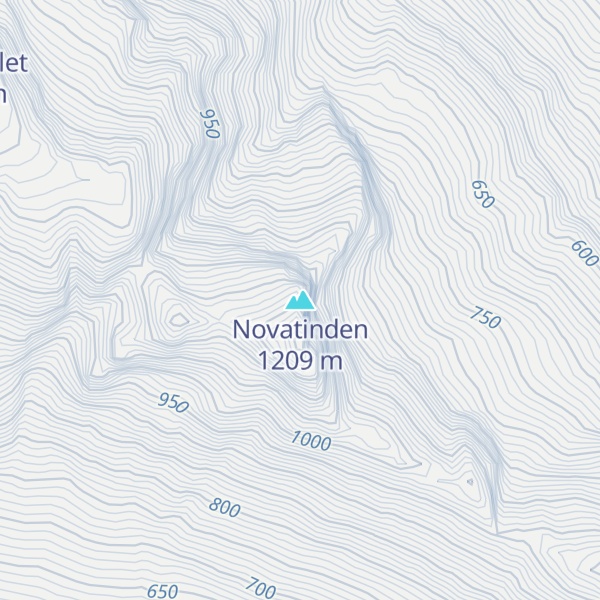 Map of Novatinden