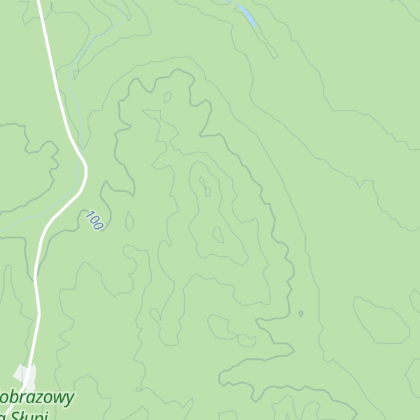 Map of Wilcza Góra