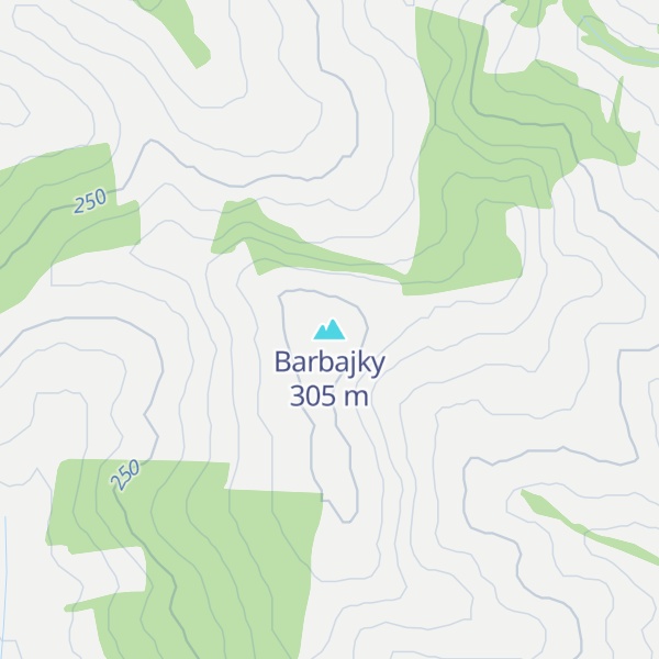 Map of Barbajky