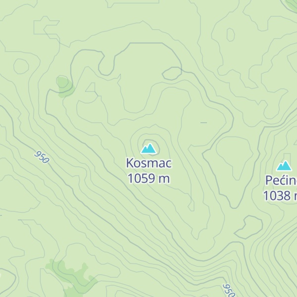 Map of Kosmac