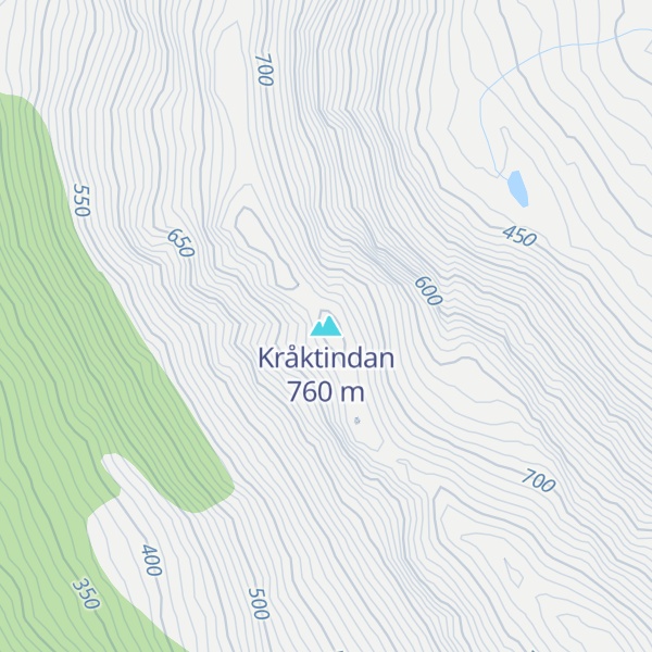 Map of Kråktindan