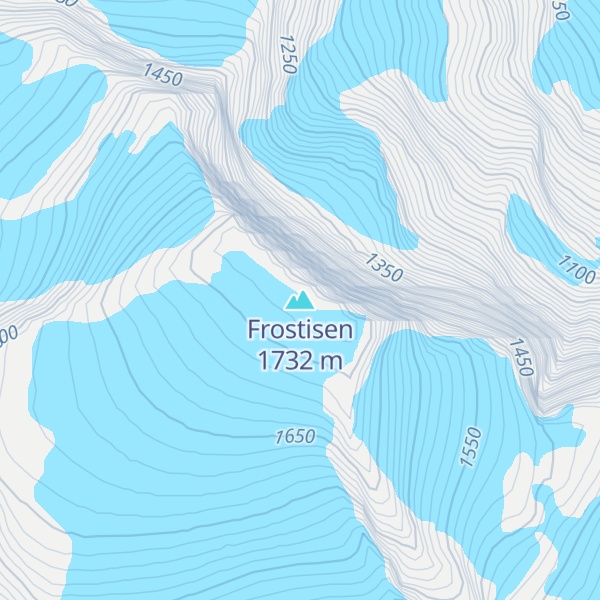 Map of Frostisen