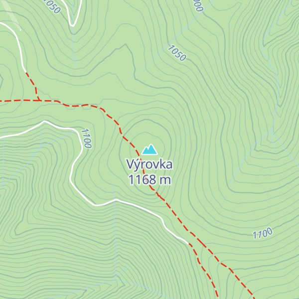 Map of Výrovka