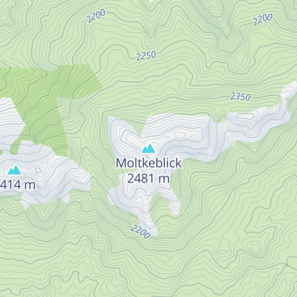 Map of Moltkeblick