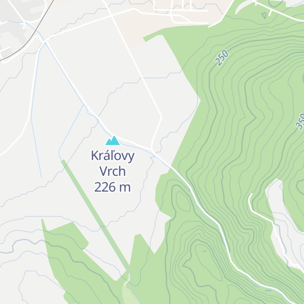 Map of Kaplnka sv.Rozálie