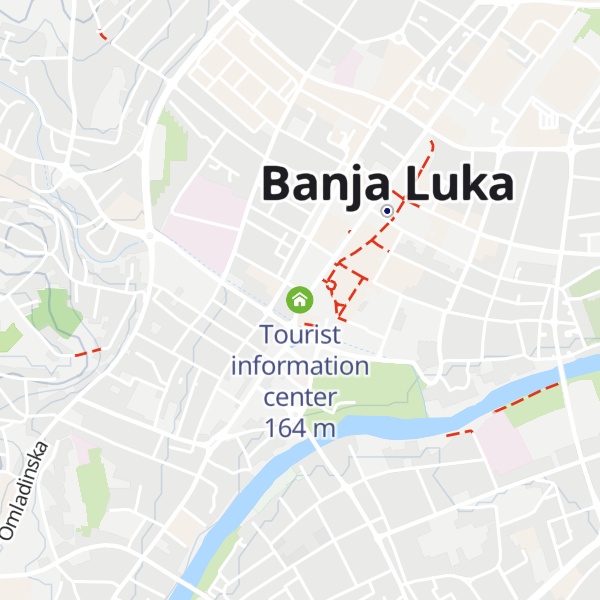 Map of Tourist information center