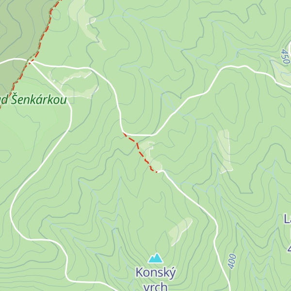 Map of Šenkárka