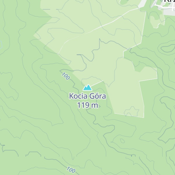 Map of Kocia Góra