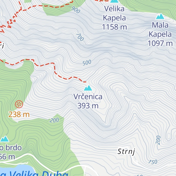 Map of Vrčenica