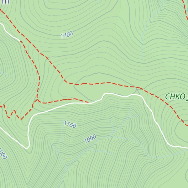 Map of Malý Jezerník