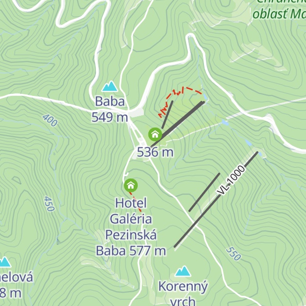 Map of Chata EBA