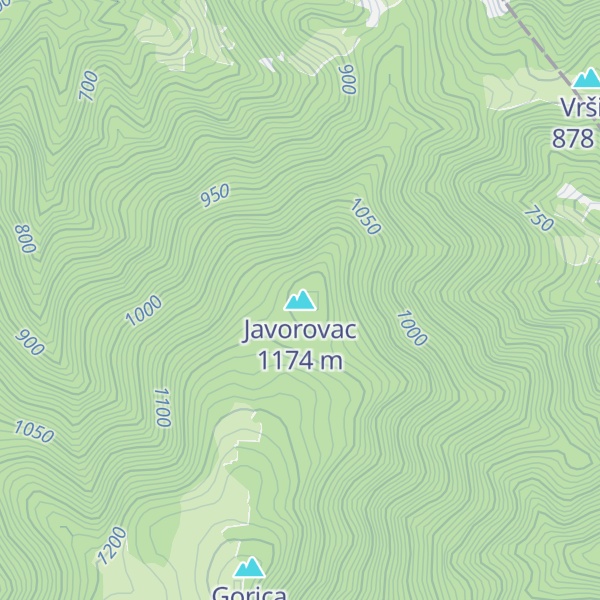 Map of Javorovac