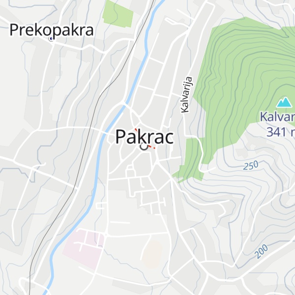 Map of Turistički ured Grad Pakrac