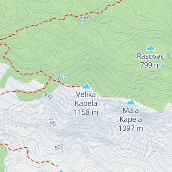 Map of Velika Kapela