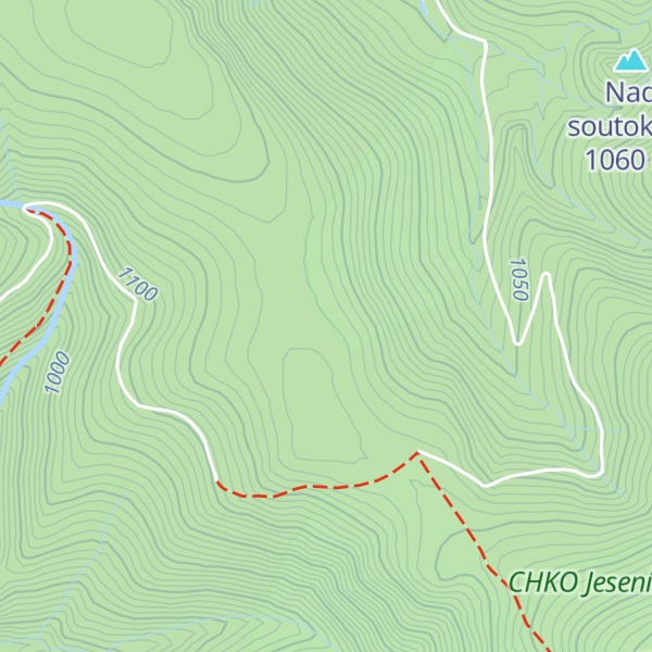 Map of Chata Hubertka u Františkovy myslivny
