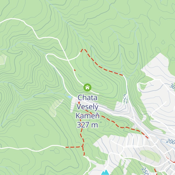 Map of Chata Veselý Kameň