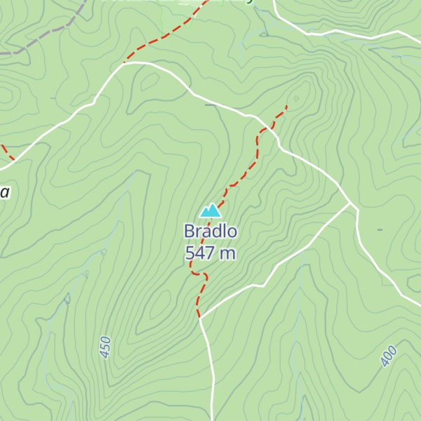 Map of Bradlo