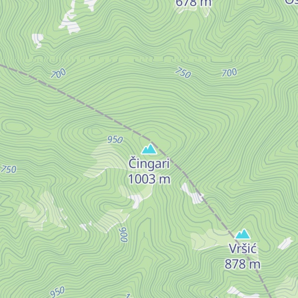 Map of Čingari