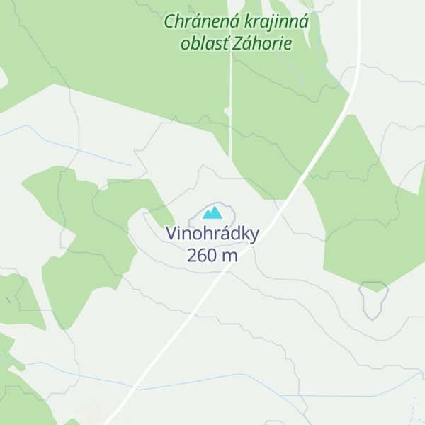 Map of Vinohrádky