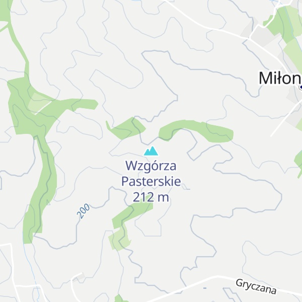 Map of Wzgórza Pasterskie
