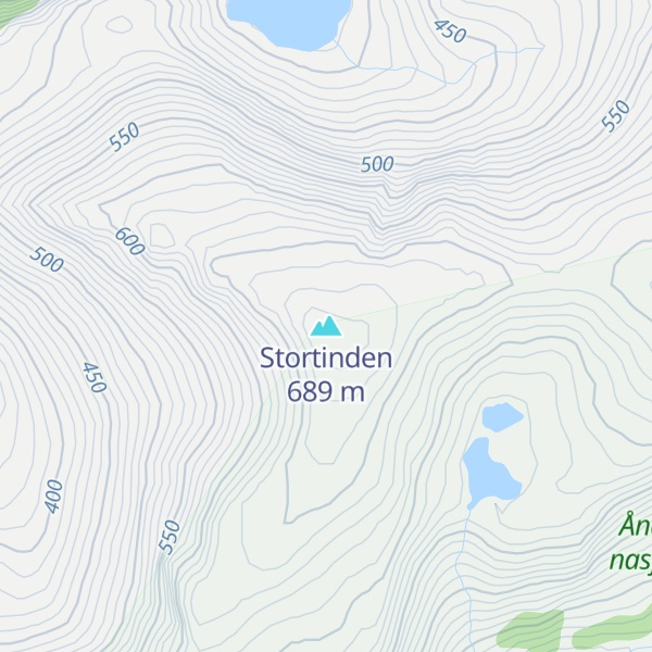 Map of Stortinden