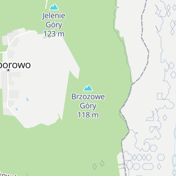 Map of Brzozowe Góry