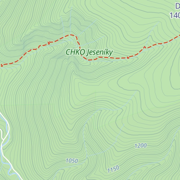Map of Divoký kámen