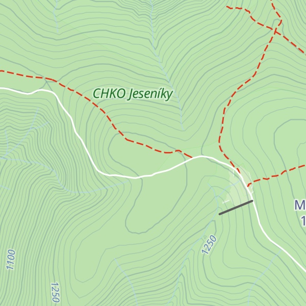 Map of Velký Jezerník