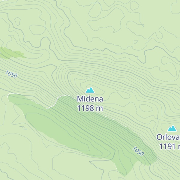 Map of Midena