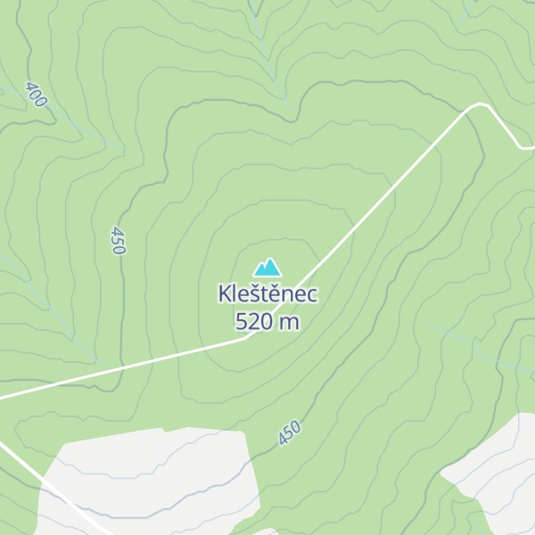 Map of Kleštěnec