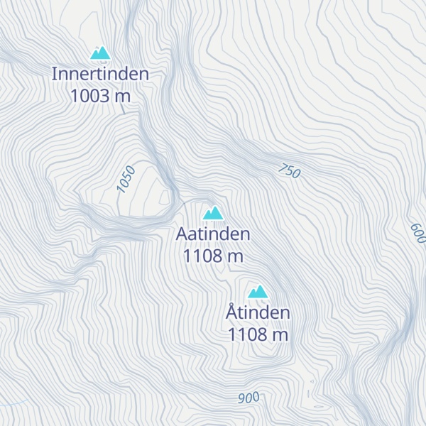 Map of Aatinden