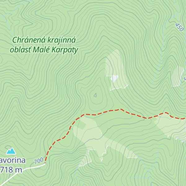 Map of Čertov kopec