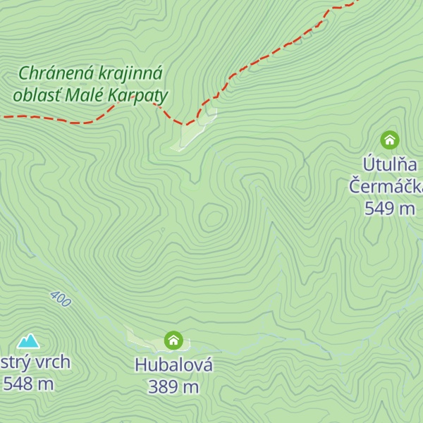Map of Soľný vrch